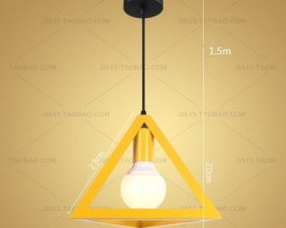 โคมไฟห้อยเพดาน MODEL : PDL-M82-B.YELLO