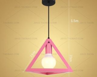 โคมไฟห้อยเพดาน MODEL : PDL-M82-B.PINK