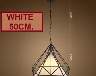 โคมไฟห้อยเพดาน MODEL : PDL-M112.white50cm