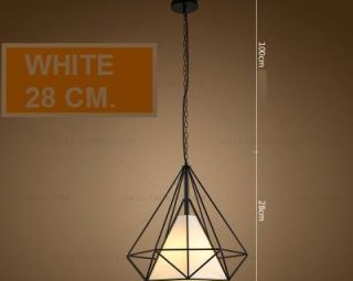 โคมไฟห้อยเพดาน MODEL : PDL-M112.white28cm.