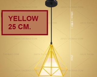 โคมไฟห้อยเพดาน MODEL : PDL-M112.yello25cm.
