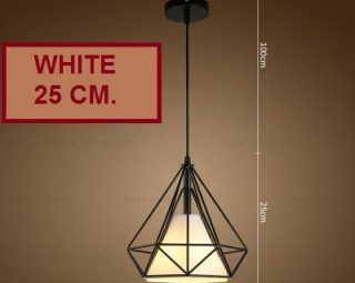 โคมไฟห้อยเพดาน MODEL : PDL-M112.white25cm.
