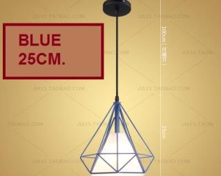 โคมไฟห้อยเพดาน MODEL : PDL-M112.blue25cm.