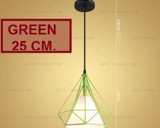 โคมไฟห้อยเพดาน MODEL : PDL-M112.green25cm.