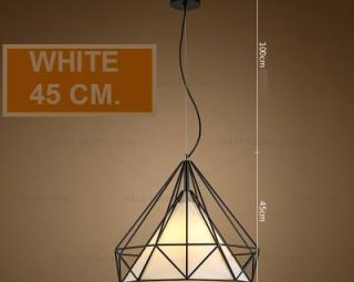 โคมไฟห้อยเพดาน MODEL : PDL-M112.white45cm.