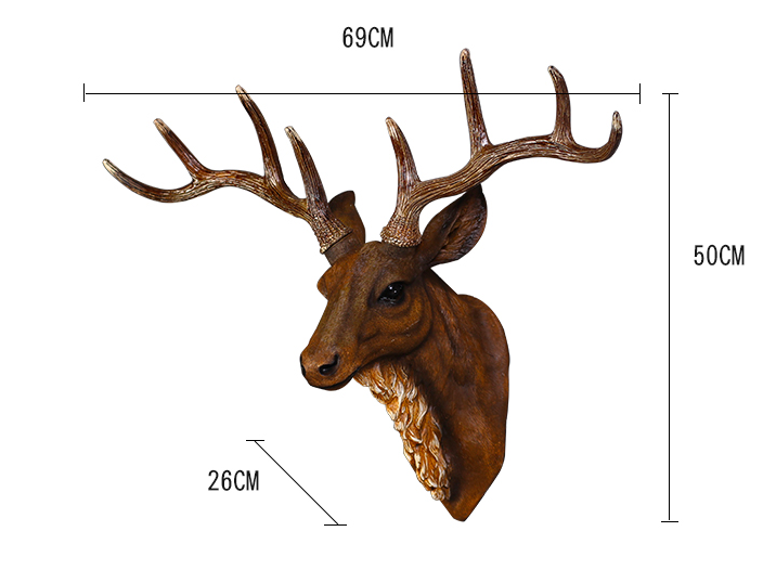 หัวกวางติดผนังWD-09 - Image 3