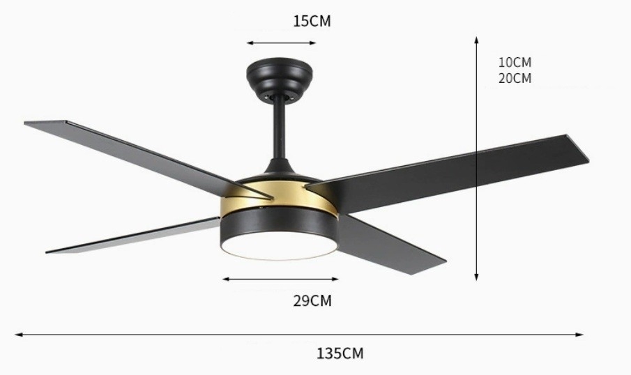 CHANDELIER CEILING FAN MODEL :: CF-47 - Image 4
