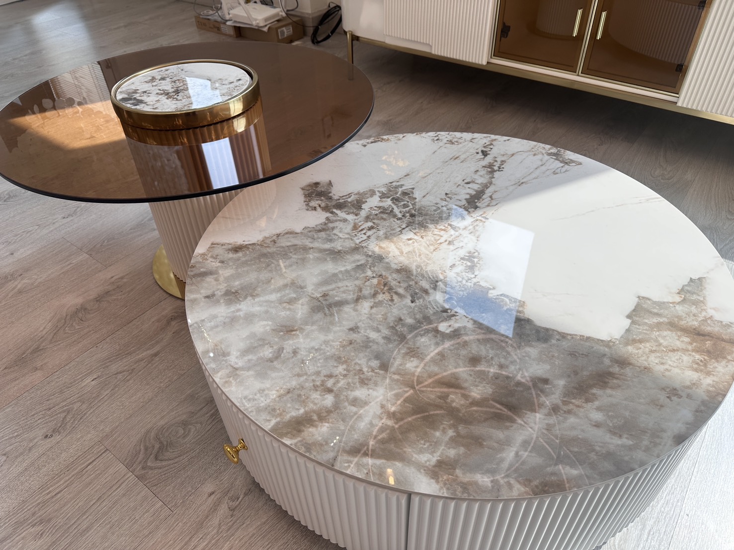 โต๊ะกลาง ชั้นวางทีวี MODEL :: FN-A-256 / FN-B-055 - Image 8