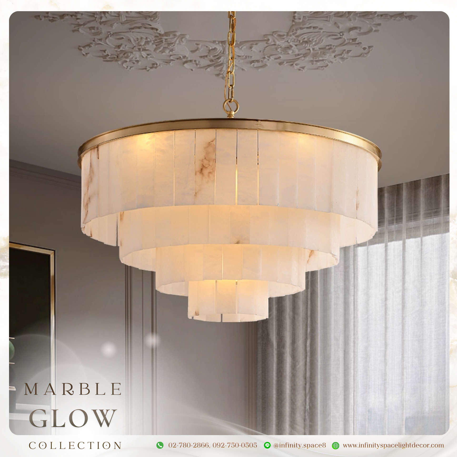 โคมไฟห้อยระย้า MODEL :: CDL-334