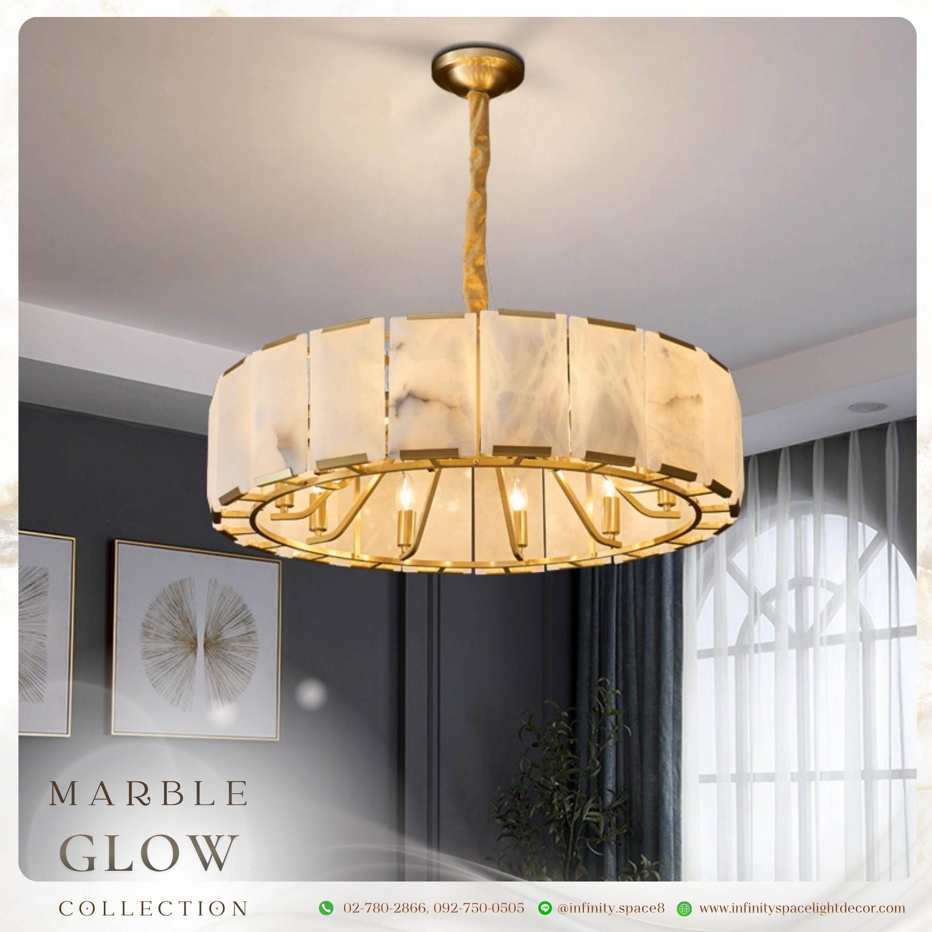 โคมไฟห้อยระย้า MODEL :: CDL-350