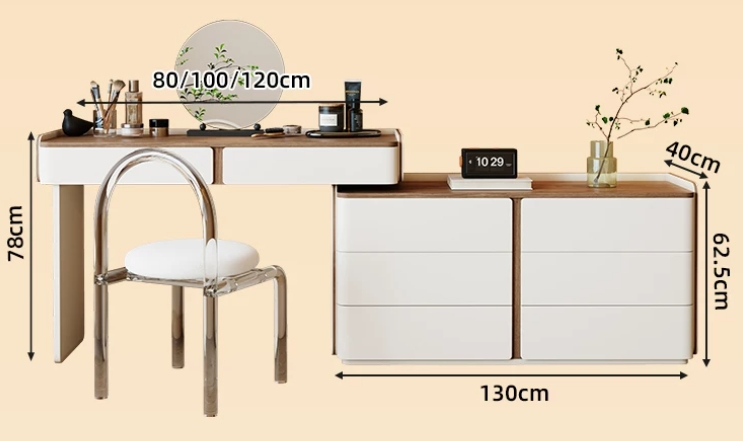 โต๊ะเครื่องแป้ง MODEL :: FN-E-286 - Image 7