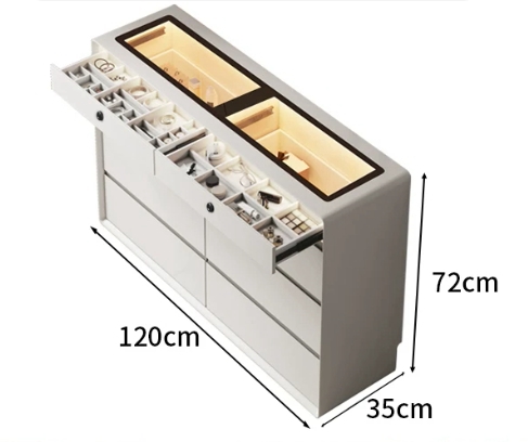 ตู้วางของ ตู้วางเครื่องประดับ MODEL :: FN-J-006 - Image 6